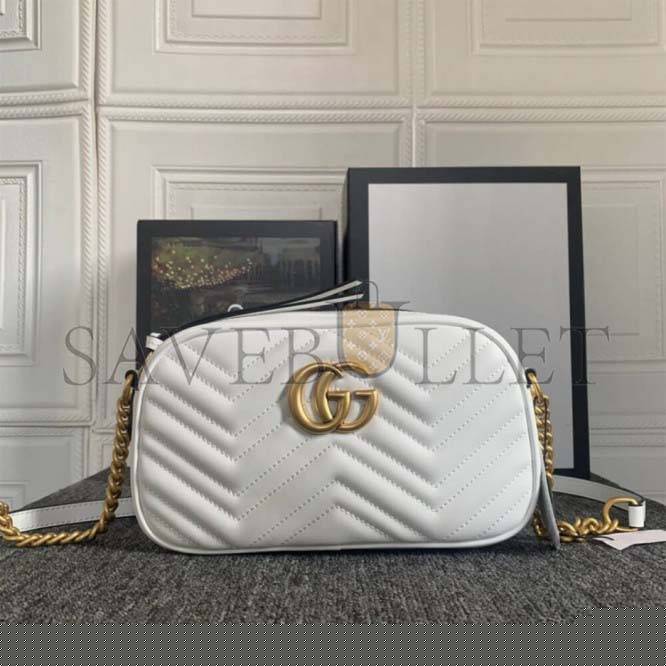 G*u*i marmont small matelasse shoulder bag 447632 (24*13*7cm)